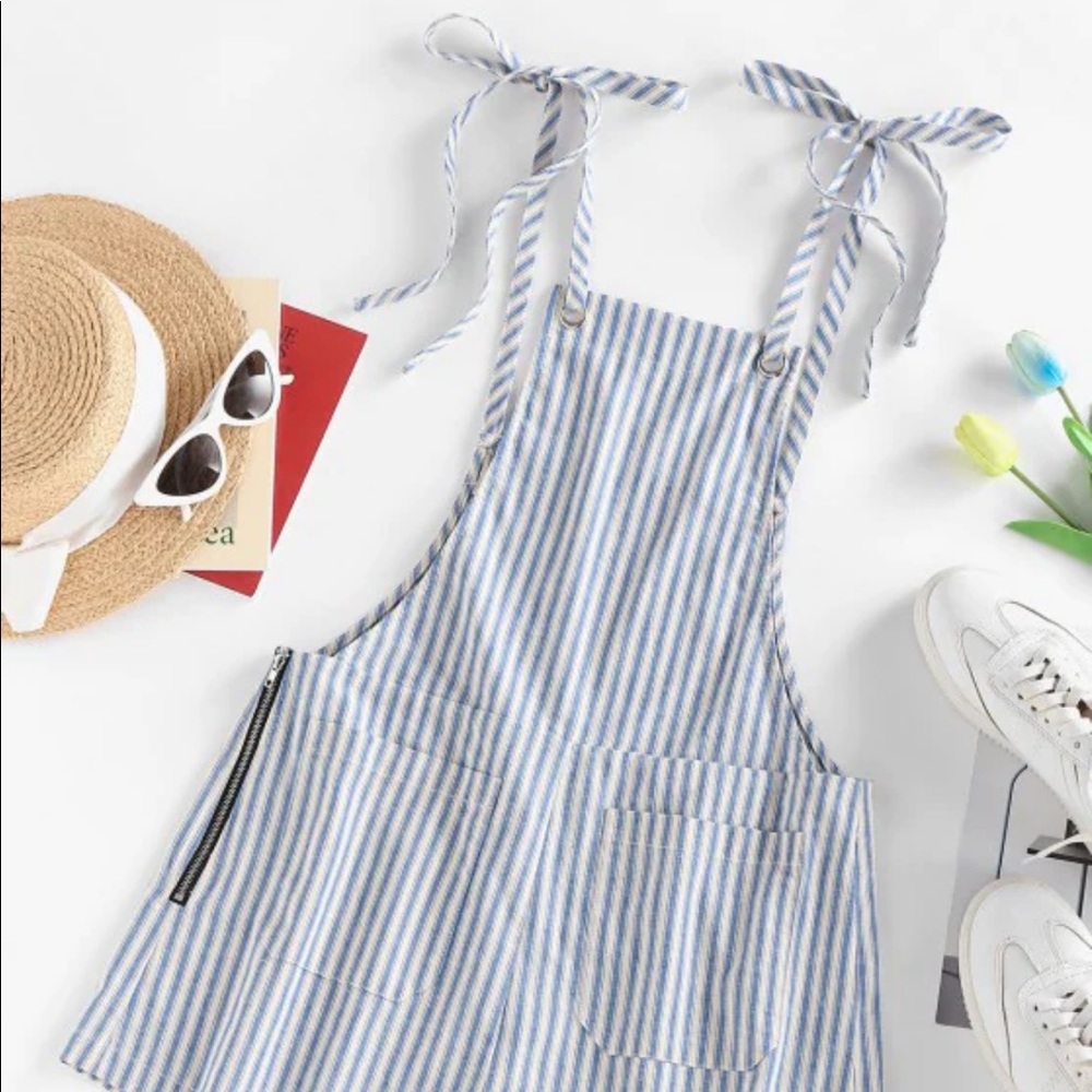 ZAFUL Tie Shoulder Overalls